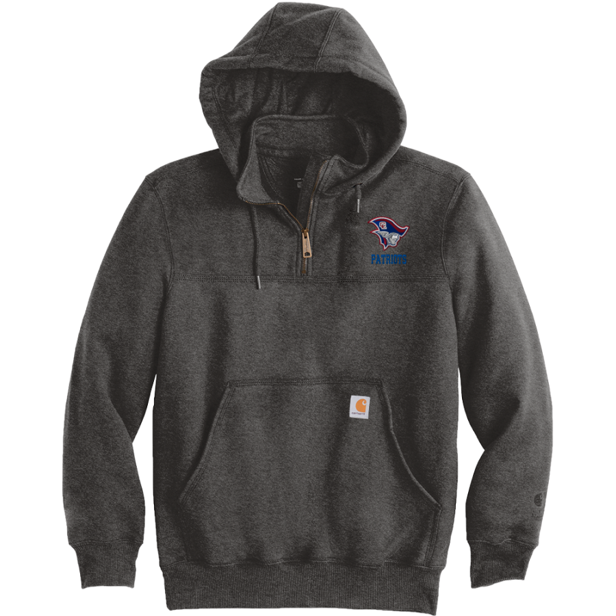 Clarkson-Leigh Patriots <span class="pdp-name-mascot">Clarkson-Leigh Patriots</span> Carhartt Men's Rain Defender Paxton Heavyweight Hooded Zip Mock Sweatshirt