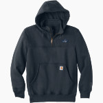 WAIAKEA HIGH SCHOOL WARRIORS <span class="pdp-name-mascot">WAIAKEA WARRIORS</span> Carhartt Men's Rain Defender Paxton Heavyweight Hooded Zip Mock Sweatshirt Front Thumbnail