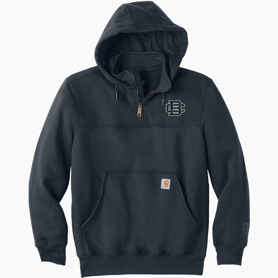 Building Champions Baseball <span class="pdp-name-mascot">Building Champions Baseball</span> Carhartt Men's Rain Defender Paxton Heavyweight Hooded Zip Mock Sweatshirt