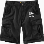 Barton College Official Store of the Bulldogs <span class="pdp-name-mascot">Barton Bulldogs</span> Carhartt Mens Rugged Flex Rigby Cargo Short Front Thumbnail