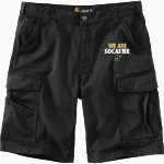 SOCASTEE HIGH SCHOOL BRAVES Carhartt Men's Rugged Flex Rigby Cargo Short Front Thumbnail