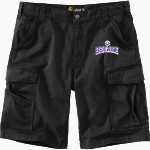 Shell Bank Brigade <span class="pdp-name-mascot">Shell Bank P771K@014 Labradors</span> Carhartt Men's Rugged Flex Rigby Cargo Short Front Thumbnail