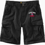 Detroit Mercy Titans Sideline Store <span class="pdp-name-mascot">UDM Titans</span> Carhartt Mens Rugged Flex Rigby Cargo Short Front Thumbnail