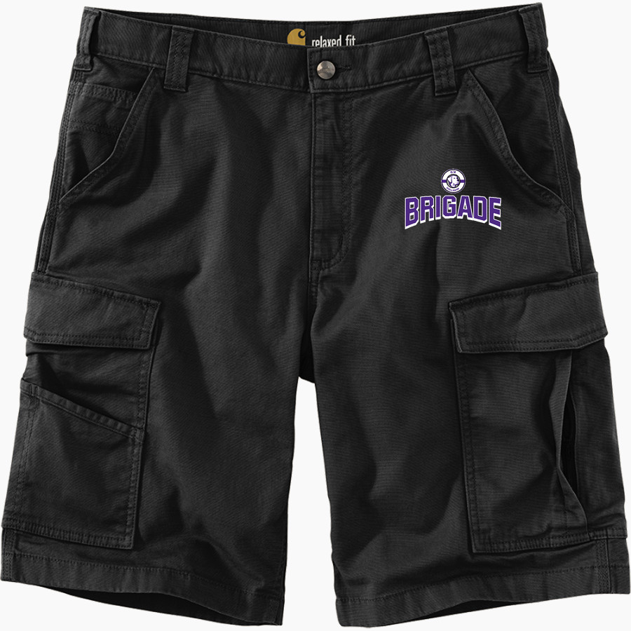 Shell Bank Brigade <span class="pdp-name-mascot">Shell Bank P771K@014 Labradors</span> Carhartt Men's Rugged Flex Rigby Cargo Short