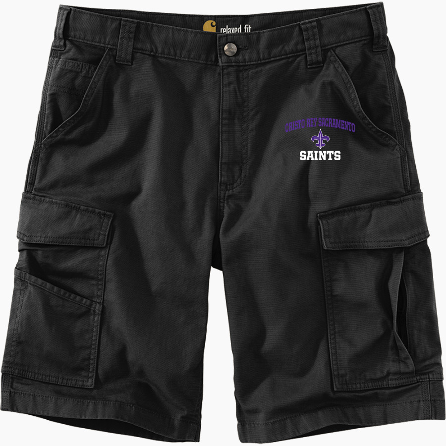CRISTO REY HIGH SCHOOL SACRAMENTO SAINTS Carhartt Men's Rugged Flex Rigby Cargo Short