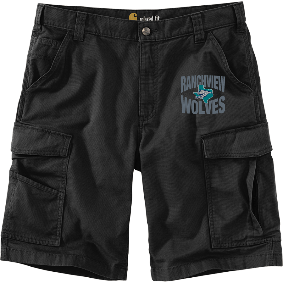 RANCHVIEW HIGH SCHOOL WOLVES <span class="pdp-name-mascot">RANCHVIEW WOLVES</span> Carhartt Mens Rugged Flex Rigby Cargo Short
