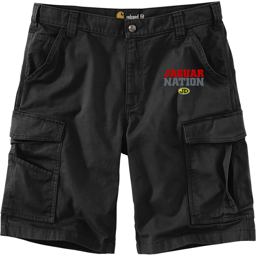 JAG High School Jaguars <span class="pdp-name-mascot">JEFF DAVIS VOLUNTEERS</span> Carhartt Mens Rugged Flex Rigby Cargo Short