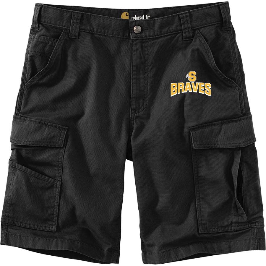 SPRINGFIELD SHAWNEE HIGH SCHOOL BRAVES <span class="pdp-name-mascot">SPRINGFIELD SHAWNEE BRAVES</span> Carhartt Mens Rugged Flex Rigby Cargo Short