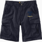 Trinity College Bantams The Official Online Store <span class="pdp-name-mascot">Trinity Bantams</span> Carhartt Mens Rugged Flex Rigby Cargo Short Front Thumbnail
