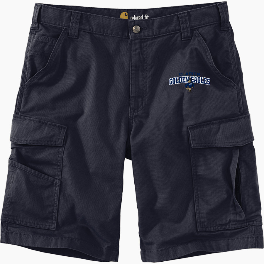 Clarion Golden Eagles <span class="pdp-name-mascot">Clarion - Penn West University Golden Eagles</span> Carhartt Mens Rugged Flex Rigby Cargo Short