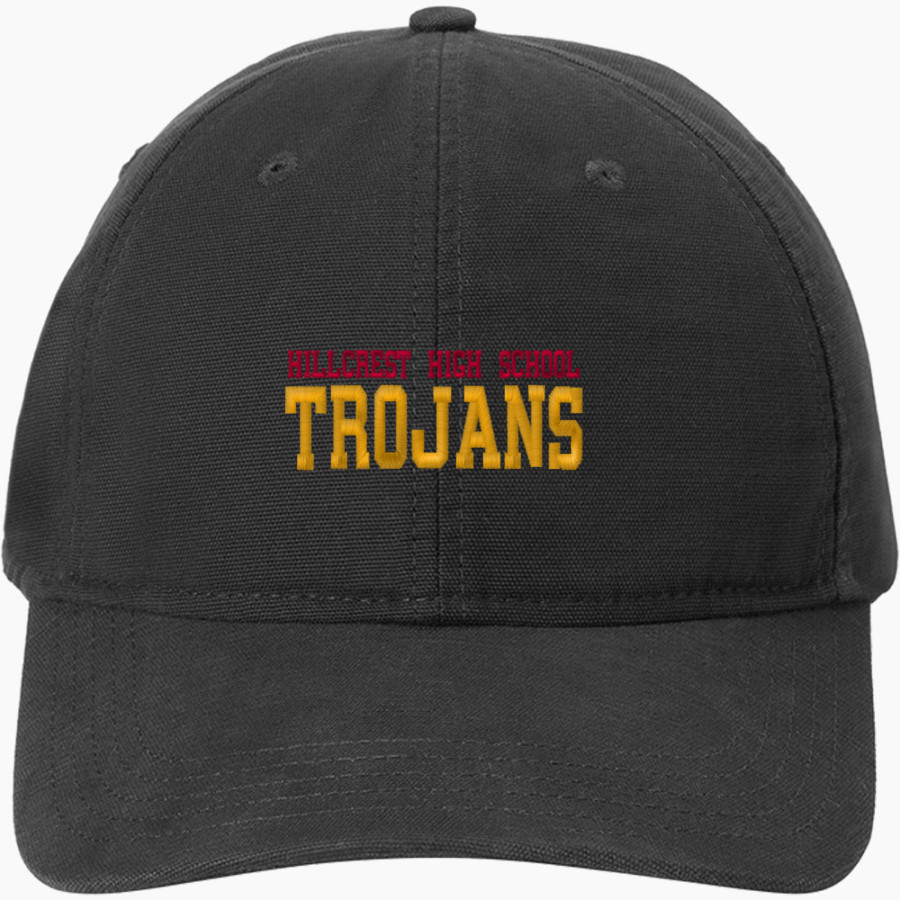 HILLCREST HIGH SCHOOL TROJANS <span class="pdp-name-mascot">Hillcrest High School TROJANS</span> Carhartt Cotton Canvas Cap