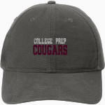 College Prep Cougars <span class="pdp-name-mascot">College Prep Cougars</span> Carhartt Cotton Canvas Cap Front Thumbnail