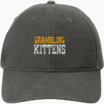 Grambling Kittens Carhartt Cotton Canvas Cap Front Thumbnail