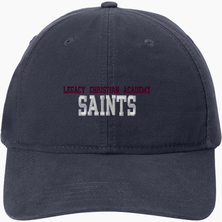 Legacy Christian Academy Saints Carhartt Cotton Canvas Cap