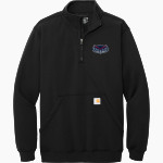 FAU Owls <span class="pdp-name-mascot">FAU Owls</span> Carhartt Men's Midweight 1/4-Zip Mock Neck Sweatshirt Front Thumbnail