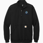 OCEANSIDE UNIFIED OCEANSIDE UNIFIED <span class="pdp-name-mascot">OCEANSIDE UNIFIED SCHOOL DISTRICT</span> Carhartt Men's Midweight 1/4-Zip Mock Neck Sweatshirt Front Thumbnail