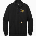 Devon Prep <span class="pdp-name-mascot">Devon Tide</span> Carhartt Men's Midweight 1/4-Zip Mock Neck Sweatshirt Front Thumbnail