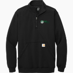 Nebraska Turfgrass Association Association <span class="pdp-name-mascot">Nebraska Turfgrass</span> Carhartt Men's Midweight 1/4-Zip Mock Neck Sweatshirt Front Thumbnail