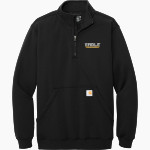 ANNAPOLIS AREA CHRISTIAN EAGLES official sideline store <span class="pdp-name-mascot">ANNAPOLIS AREA EAGLES</span> Carhartt Men's Midweight 1/4-Zip Mock Neck Sweatshirt Front Thumbnail