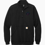 Gotham Tech Gargoyles <span class="pdp-name-mascot">Gotham Tech High School Gargoyles</span> Carhartt Men's Midweight 1/4-Zip Mock Neck Sweatshirt Front Thumbnail