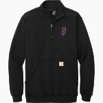 John Swett High School Online Apparel Store Carhartt Men's Midweight 1/4-Zip Mock Neck Sweatshirt Front Thumbnail