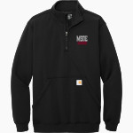 Milwaukee School of Engineering Carhartt Men's Midweight 1/4-Zip Mock Neck Sweatshirt Front Thumbnail