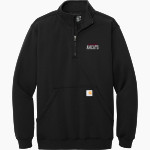 Anna Maria College Amcats <span class="pdp-name-mascot">Anna Maria College Amcats</span> Carhartt Men's Midweight 1/4-Zip Mock Neck Sweatshirt Front Thumbnail