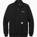 Cape Cod Academy Seahawks Carhartt Men's Midweight 1/4-Zip Mock Neck Sweatshirt Front Thumbnail