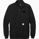 Summit High School Storm <span class="pdp-name-mascot">Summit High School Storm</span> Carhartt Men's Midweight 1/4-Zip Mock Neck Sweatshirt Front Thumbnail