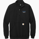 Cedar Bluffs Wildcats Carhartt Men's Midweight 1/4-Zip Mock Neck Sweatshirt Front Thumbnail