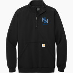 NORTH MASON HIGH SCHOOL BULLDOGS <span class="pdp-name-mascot">NORTH MASON BULLDOGS</span> Carhartt Men's Midweight 1/4-Zip Mock Neck Sweatshirt Front Thumbnail