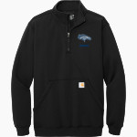 Horseheads Blue Raiders <span class="pdp-name-mascot">Horseheads Blue Raiders</span> Carhartt Men's Midweight 1/4-Zip Mock Neck Sweatshirt Front Thumbnail