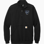 DUBOIS CHRISTIAN SCHOOLS EAGLES Carhartt Men's Midweight 1/4-Zip Mock Neck Sweatshirt Front Thumbnail