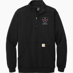 Germantown Academy Patriots <span class="pdp-name-mascot">Germantown Academy Patriots</span> Carhartt Men's Midweight 1/4-Zip Mock Neck Sweatshirt Front Thumbnail
