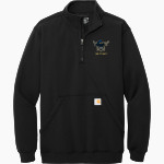 Florida State Christian Academy Carhartt Men's Midweight 1/4-Zip Mock Neck Sweatshirt Front Thumbnail