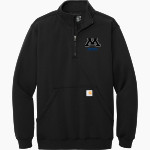 Minnetonka Skippers Carhartt Men's Midweight 1/4-Zip Mock Neck Sweatshirt Front Thumbnail