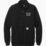 Wagner Seahawks official sideline store <span class="pdp-name-mascot">Wagner Seahawks</span> Carhartt Men's Midweight 1/4-Zip Mock Neck Sweatshirt Front Thumbnail