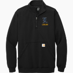 LOCKLAND HIGH SCHOOL PANTHERS <span class="pdp-name-mascot">LOCKLAND PANTHERS</span> Carhartt Men's Midweight 1/4-Zip Mock Neck Sweatshirt Front Thumbnail