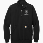 HANDLEY JUDGES The Official Online Store Carhartt Men's Midweight 1/4-Zip Mock Neck Sweatshirt Front Thumbnail