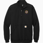 Gospel Light Christian Lions <span class="pdp-name-mascot">Gospel Light Christian School Lions</span> Carhartt Men's Midweight 1/4-Zip Mock Neck Sweatshirt Front Thumbnail