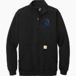 LAVILLE HIGH SCHOOL LANCERS <span class="pdp-name-mascot">LAVILLE LANCERS</span> Carhartt Men's Midweight 1/4-Zip Mock Neck Sweatshirt Front Thumbnail