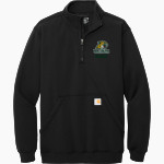Northern Michigan Wildcats <span class="pdp-name-mascot">Northern Michigan Wildcats</span> Carhartt Men's Midweight 1/4-Zip Mock Neck Sweatshirt Front Thumbnail