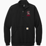 Carroll Rebels <span class="pdp-name-mascot">Carroll</span> Carhartt Men's Midweight 1/4-Zip Mock Neck Sweatshirt Front Thumbnail