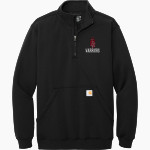 Westbrook Warriors Carhartt Men's Midweight 1/4-Zip Mock Neck Sweatshirt Front Thumbnail