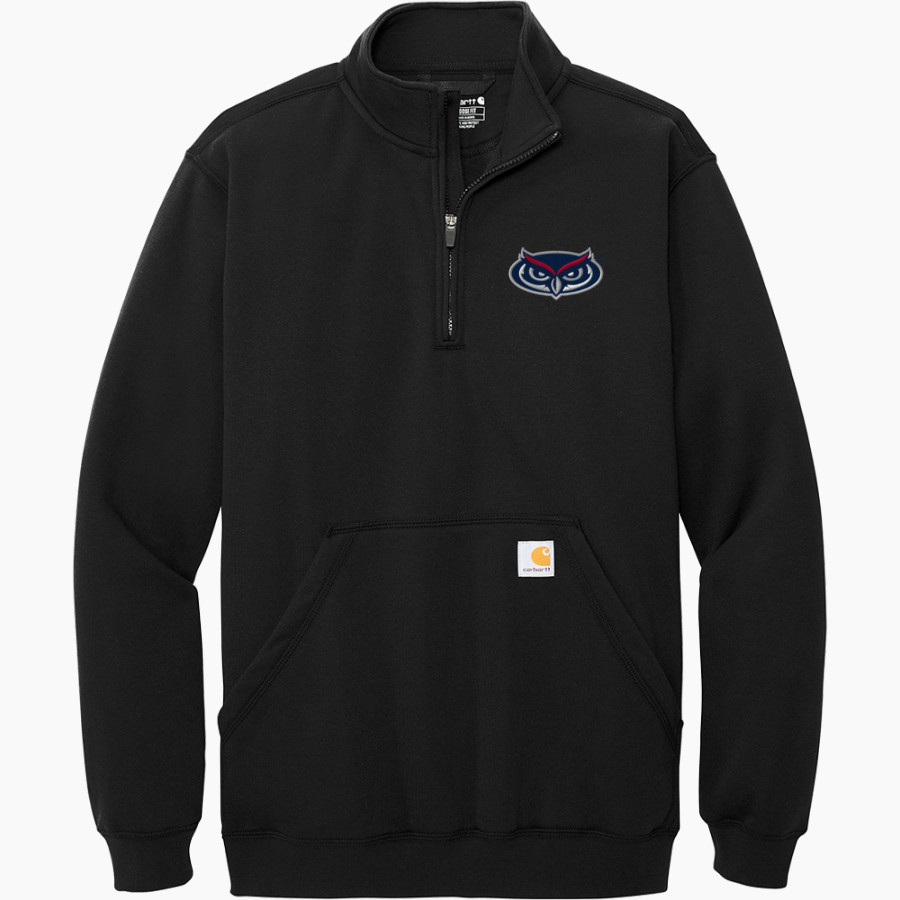 FAU Owls <span class="pdp-name-mascot">FAU Owls</span> Carhartt Men's Midweight 1/4-Zip Mock Neck Sweatshirt