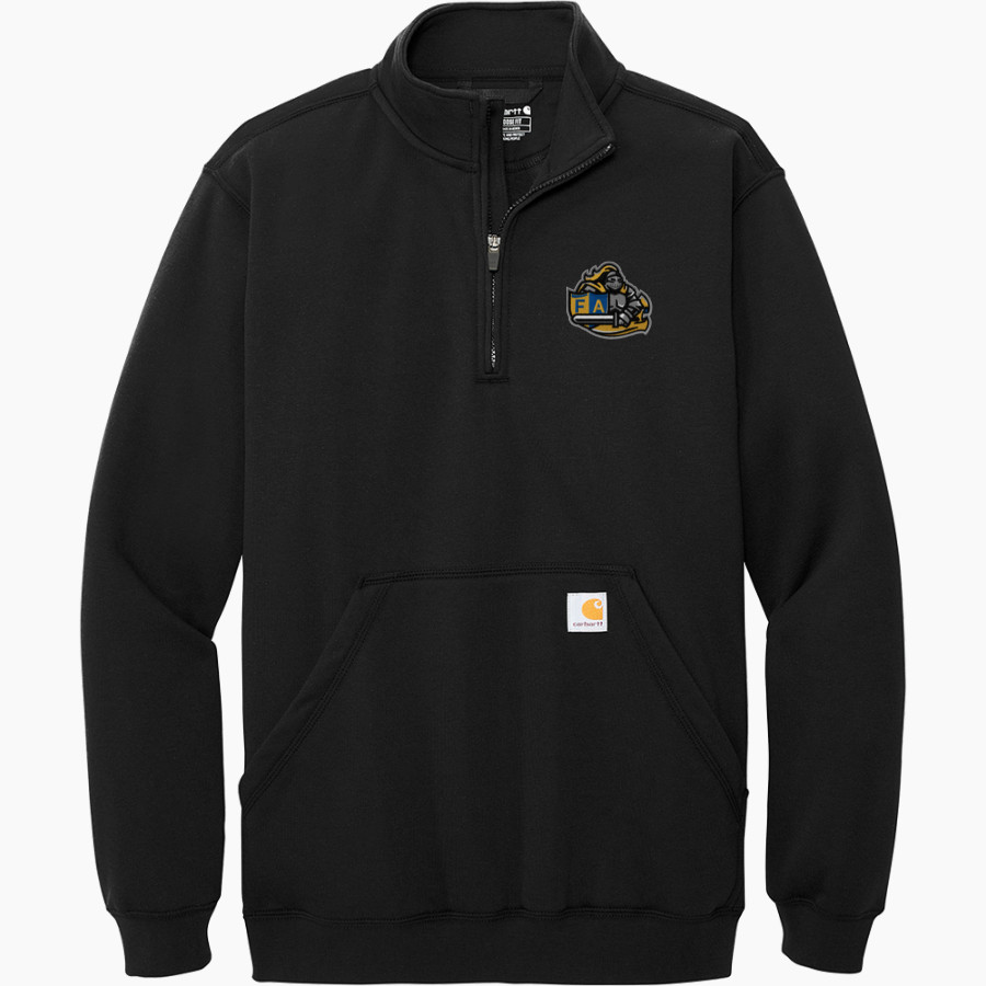 FOUNDATION ACADEMY Knights Carhartt Men's Midweight 1/4-Zip Mock Neck Sweatshirt