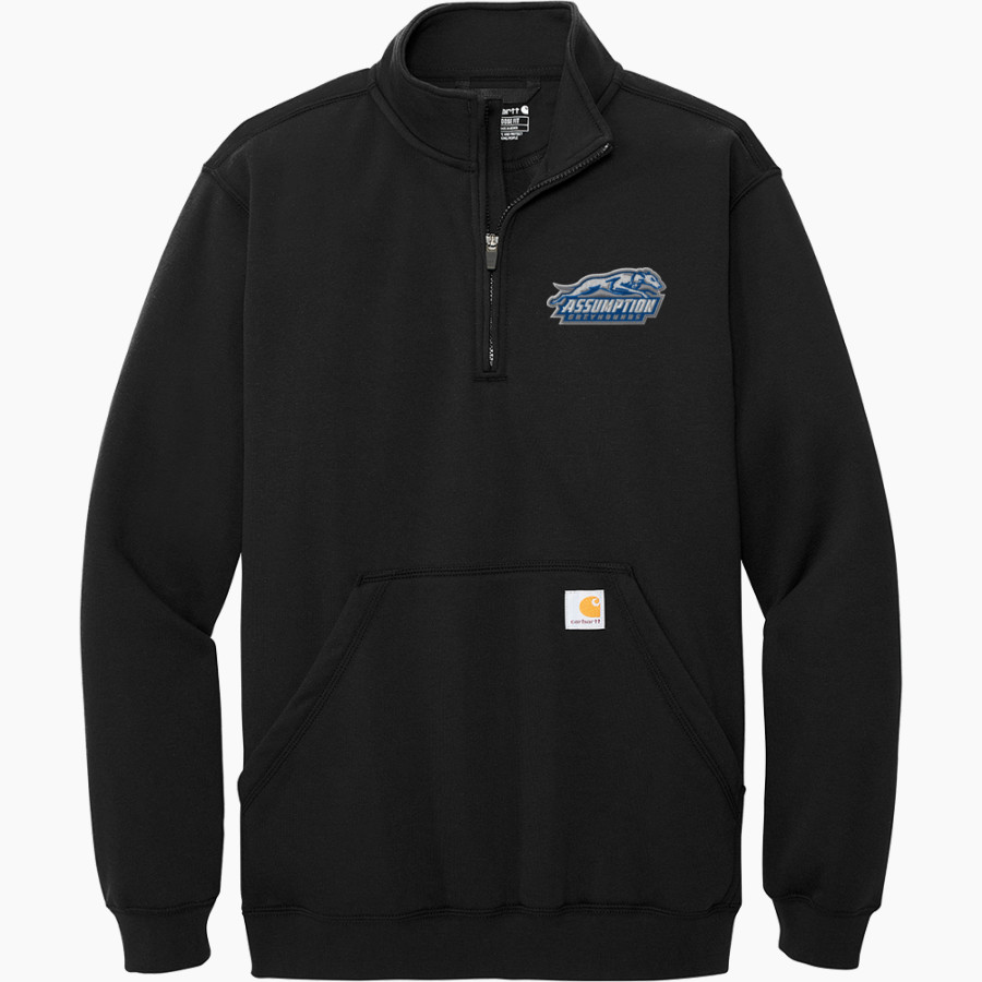 Assumption Greyhounds Carhartt Men's Midweight 1/4-Zip Mock Neck Sweatshirt
