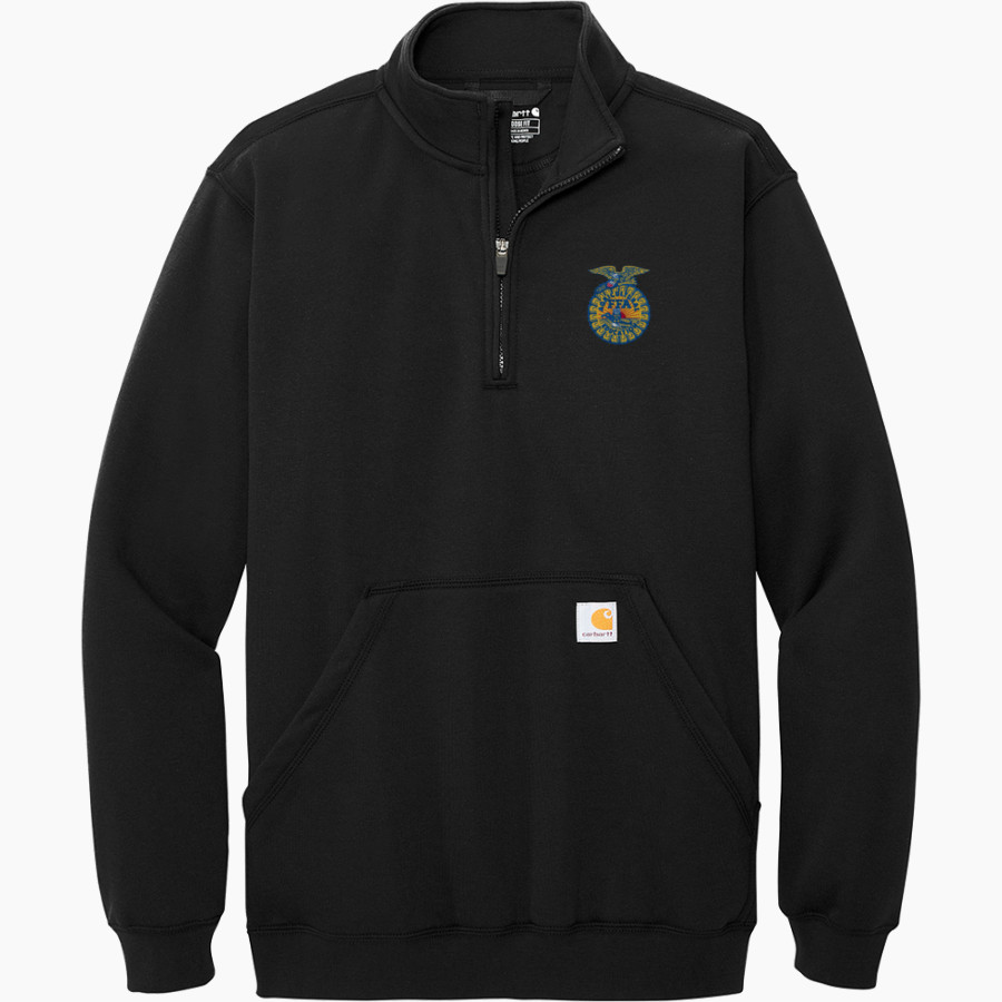 MOUNT MARKHAM HIGH SCHOOL MUSTANGS <span class="pdp-name-mascot">MOUNT MARKHAM MUSTANGS</span> Carhartt Men's Midweight 1/4-Zip Mock Neck Sweatshirt