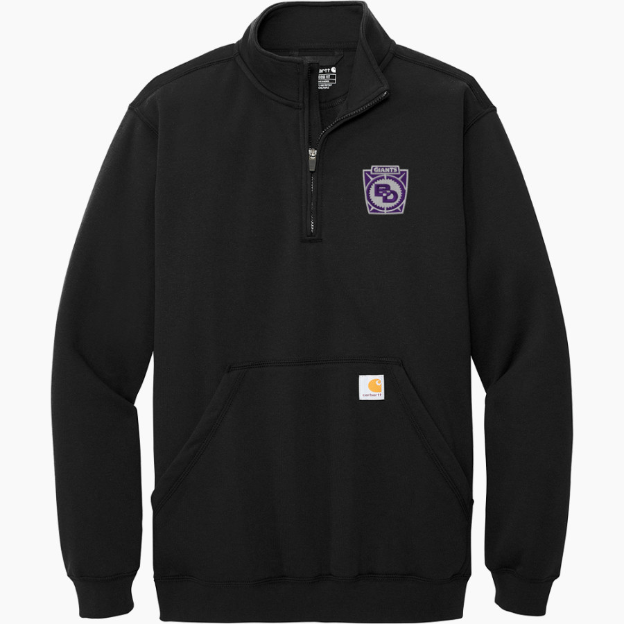 Ben Davis Giants Carhartt Men's Midweight 1/4-Zip Mock Neck Sweatshirt