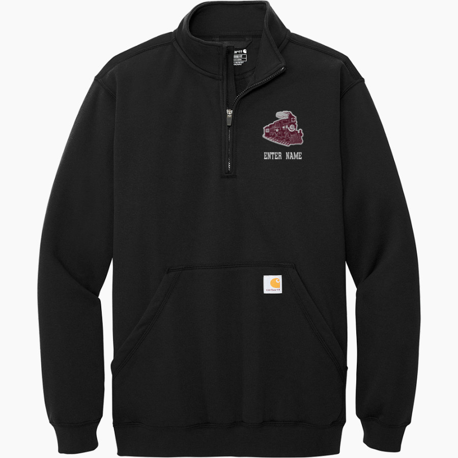 Whitehall Railroaders <span class="pdp-name-mascot">Whitehall Railroaders</span> Carhartt Men's Midweight 1/4-Zip Mock Neck Sweatshirt